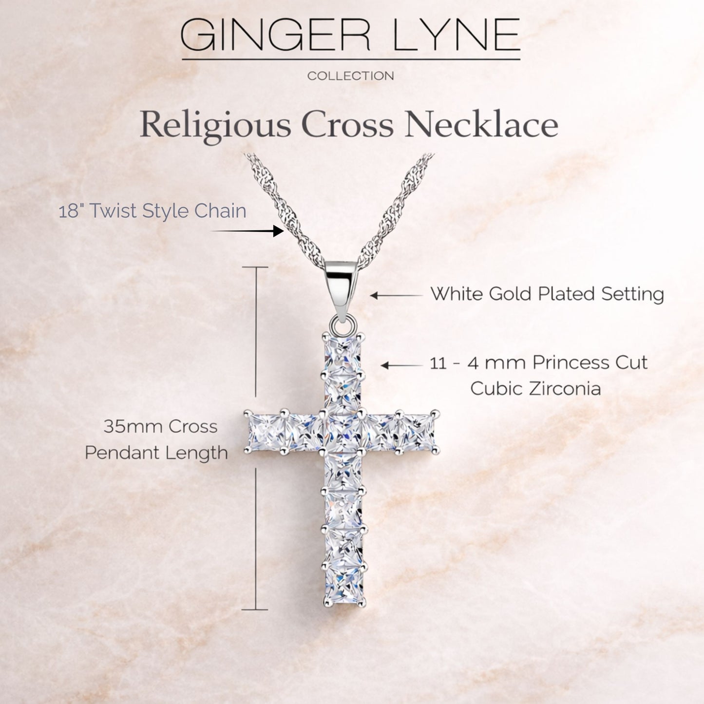 ReligiousCrossPendantNecklacePrincessCutCZWomensGingerLyneCollection_silver-5