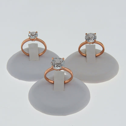 AmoreEngagementRingWomen1,2or3CtTopazSterlingGingerLyneCollection_Rose3Carat-2