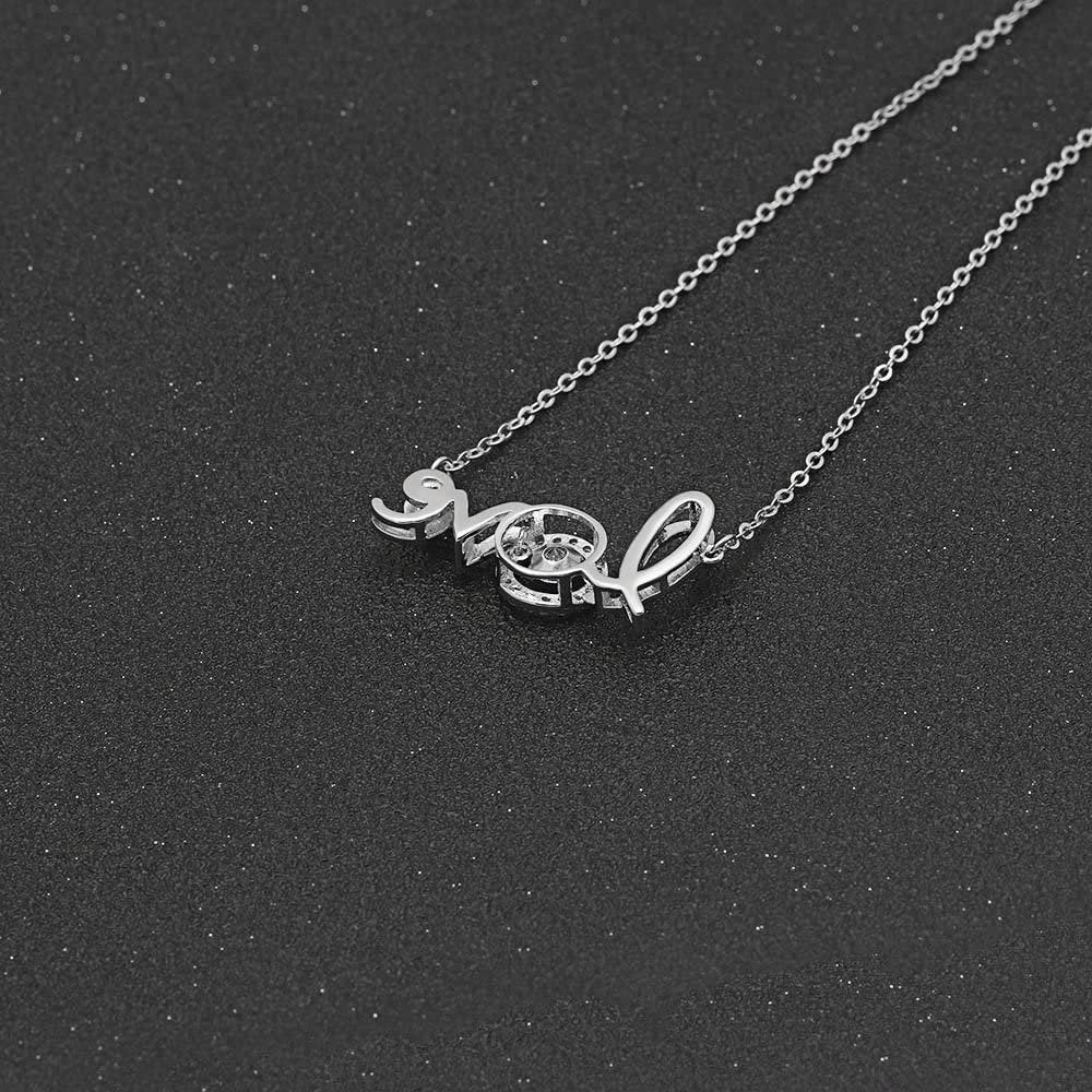 LoveDesignSterlingSilverCZPendantNecklaceWomensGingerLyneCollection_clear-4