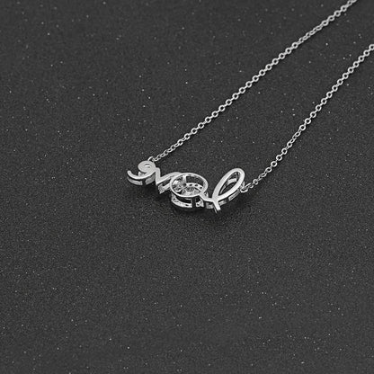 LoveDesignSterlingSilverCZPendantNecklaceWomensGingerLyneCollection_clear-4