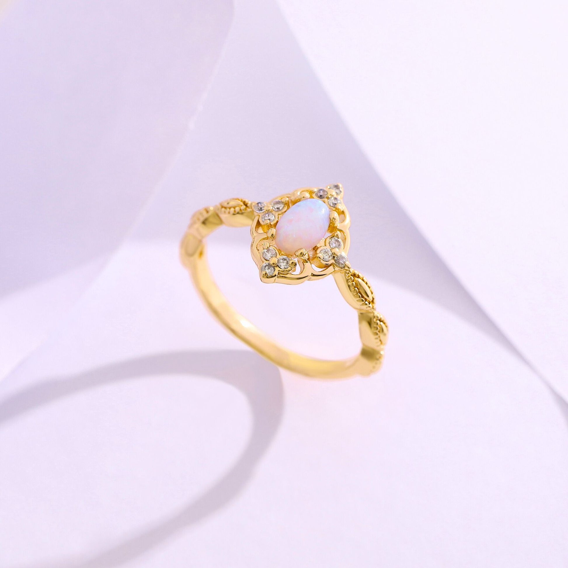AureliaOpalRingforWomenbyGingerLyneSterlingSilverOvalGemstoneCubicZirconia_Gold-4