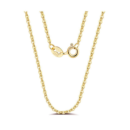 Initial Heart Charms Gold Plated  Sterling Silver Womens Ginger Lyne Collection - 18"Gold Chain