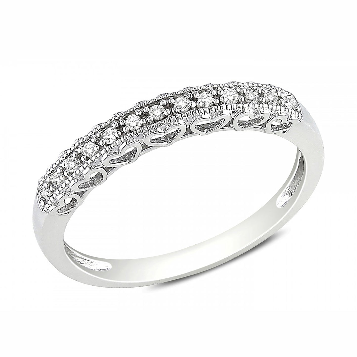 MadelineAnniversaryBandRingCzSterlingSilverWomensGingerLyneCollection_Silver-1