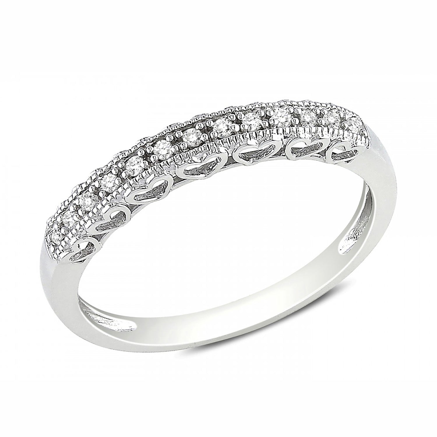 MadelineAnniversaryBandRingCzSterlingSilverWomensGingerLyneCollection_Silver-1