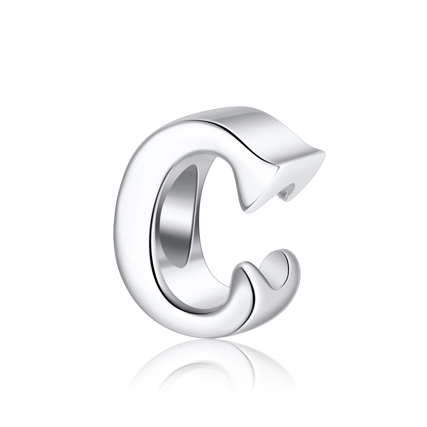 Initial Letter Charms for Women Bracelet Sterling Silver  Ginger Lyne Collection - C