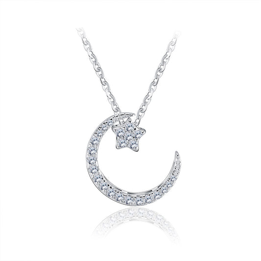 MoonStarPendantNecklaceWomenSterlingSilverClearCzGingerLyneCollection_Clear-1