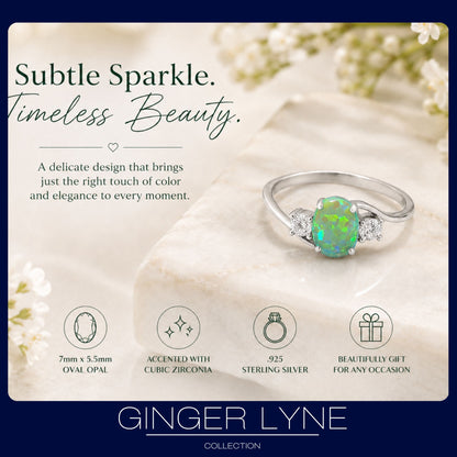 AddyPurpleOpalRingSterlingSilverWomenEngagementGingerLyneCollection_Green-6