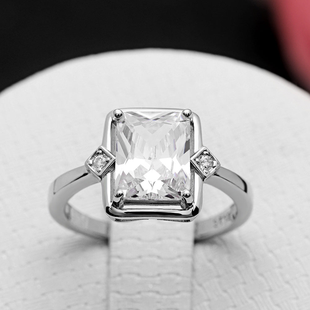 CandraEngagementRingWomenSterlingSilverRadiantCutGingerLyneCollection_Silver-2