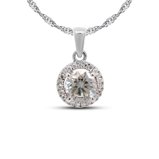 JanieNecklaceforWomenHaloCubicZirconiaPendantbyGingerLyneCollection_Silver-1