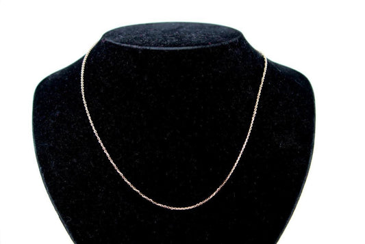 Yellow Gold Sterling Silver 20 Inch Rolo Chain Womens Mens Ginger Lyne Collection