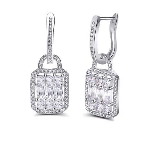 ZinaDropEarringforWomenCubicZirconiaSterlingSilverGingerLyneCollection_Silver-1