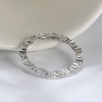 ScallopEternityWeddingBandRingforWomenSterlingSilverCzGingerLyneCollection_Clear-4