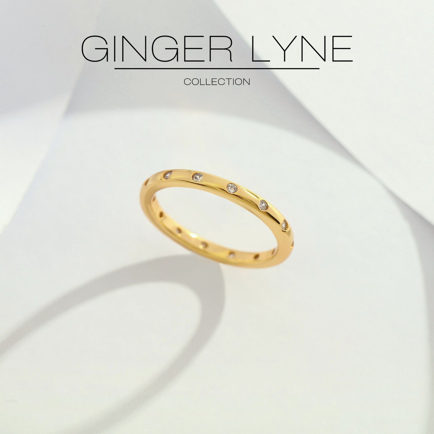 CelestaEternityRingsforWomenStackableWeddingBandsCZ2mmSterlingSilverGingerLyne_Gold-3