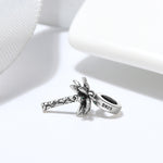 Load image into Gallery viewer, Palm Tree Charm European Bead Green CZ Sterling Silver Ginger Lyne Collection
