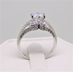Babs Solitaire Engagement Ring Cubic Zirconia Women Wedding Ginger Lyne Collection - 10
