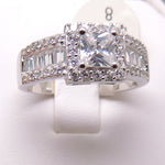 Load image into Gallery viewer, Gemma Princess Cut CZ Engagement Ring Womens Ginger Lyne Collection 9
