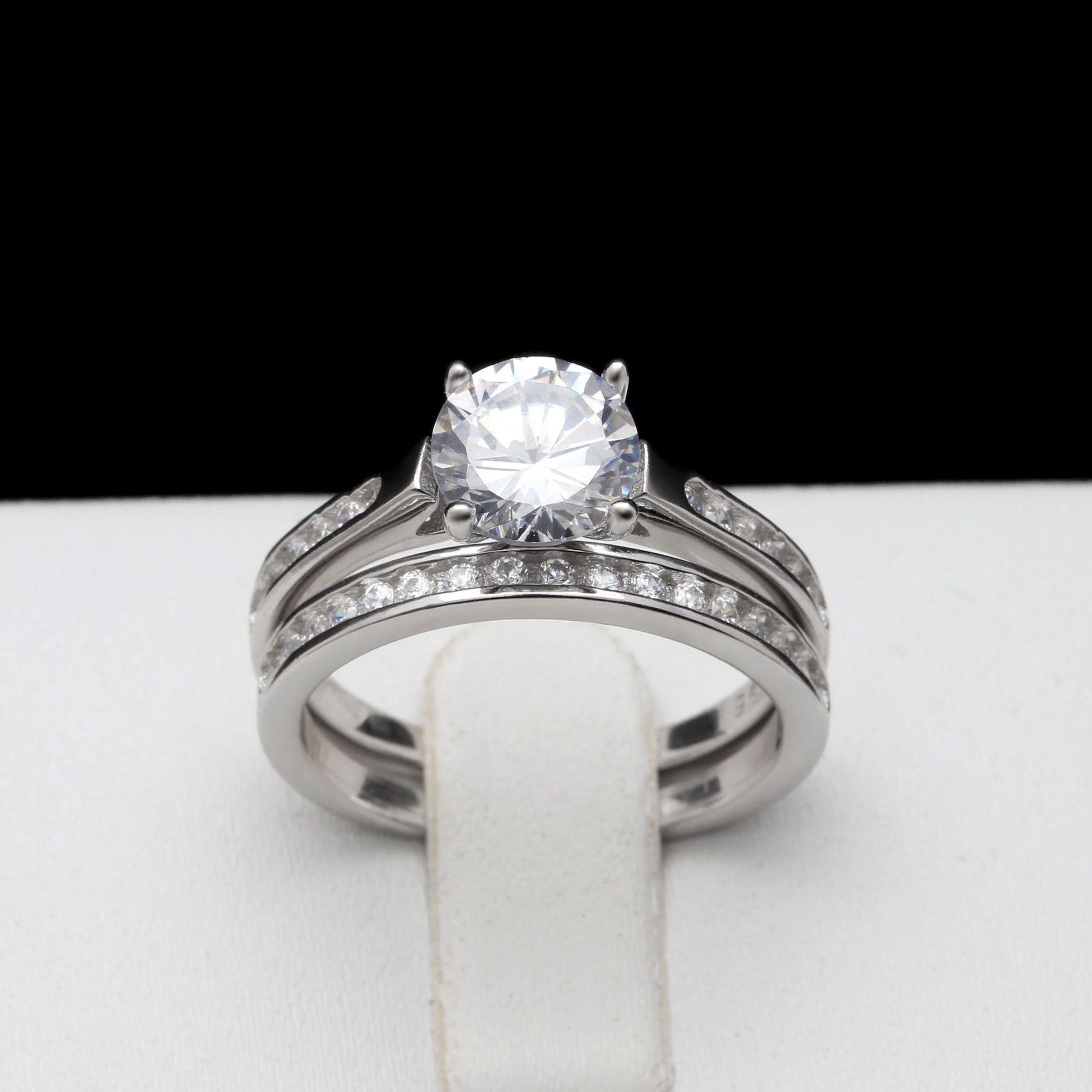 VictoriaWeddingRingSetforWomenSterlingSilver2ctEngagementRingMatchingBandbyGingerLyne_Silver-2