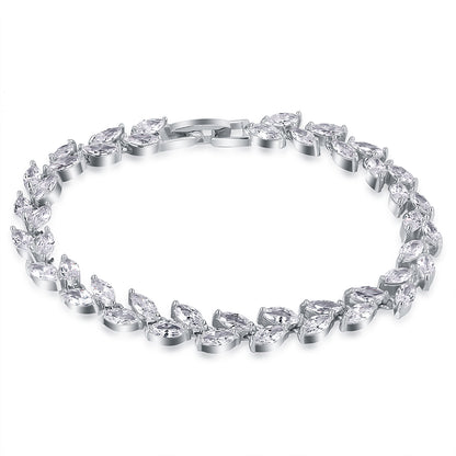 Larissa Tennis Bracelet Cubic Zirconia Womens or Girls by Ginger Lyne Collection