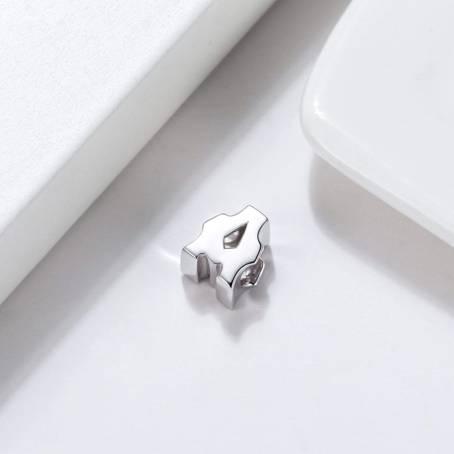 Initial Letter Charms for Women Bracelet Sterling Silver  Ginger Lyne Collection - A