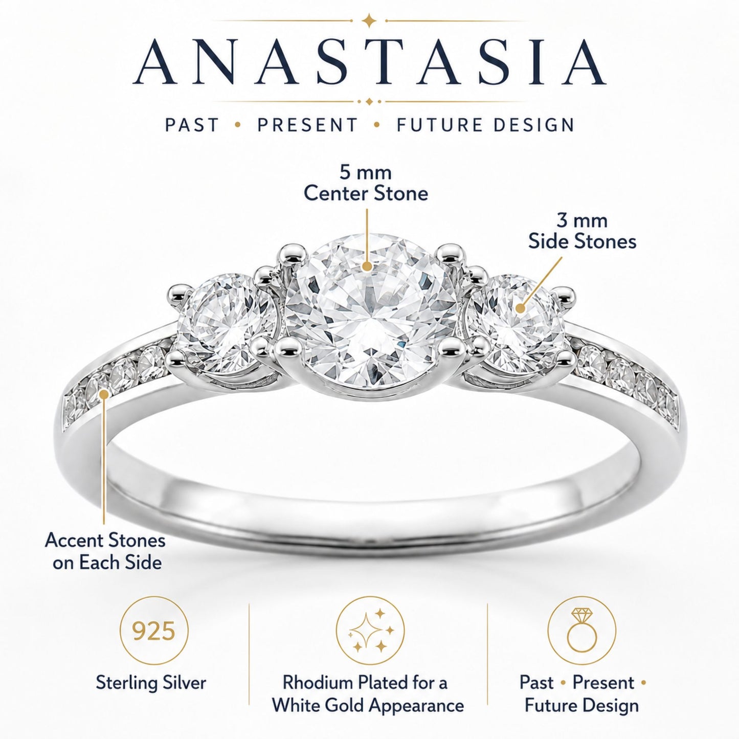 AnastasiaEngagementRingSterlingSilver3StoneWeddingGingerLyneCollection_Silver-5