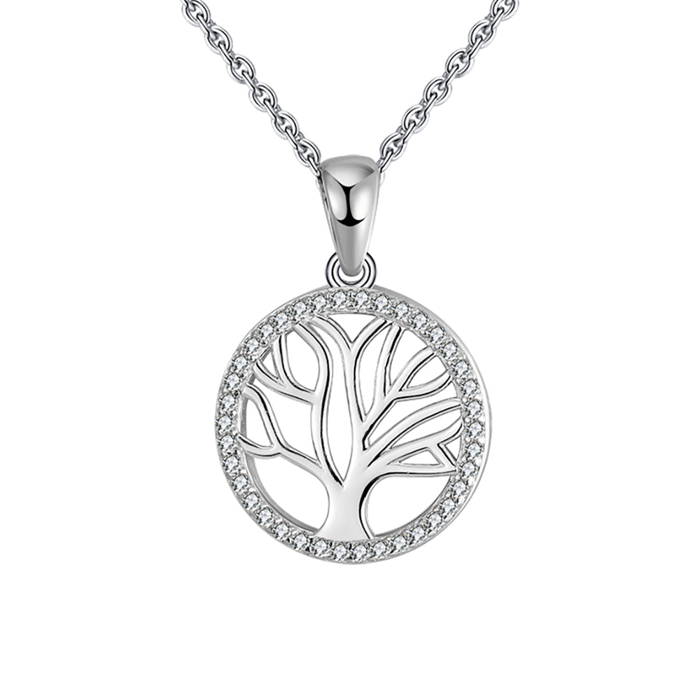TreeofLifePendantNecklaceforWomenSterlingSilverCzGingerLyneCollection_Silver-1