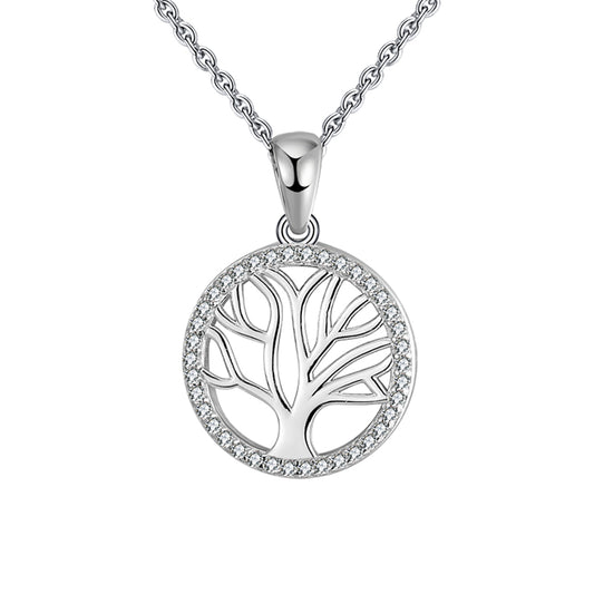 TreeofLifePendantNecklaceforWomenSterlingSilverCzGingerLyneCollection_Silver-1