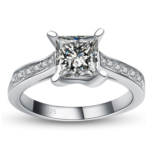 PrincessCutCzEngagementRingforWomenSterlingSilverWeddingRingforHerGingerLyne_Silver-1