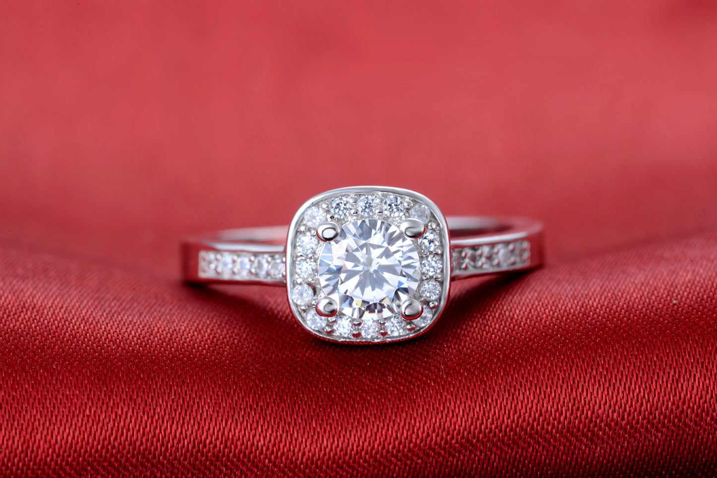 ReneeHaloEngagementRingCzWomensWhiteGoldPlatedGingerLyneCollection_Silver-3