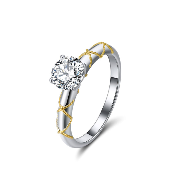 Buy 14 KT (585) Yellow Gold and Diamond Ring Jewellery for Women at  Amazon.in