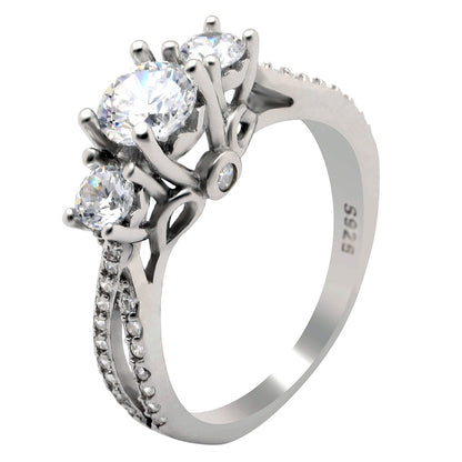 HeidiEngagementRingSterlingSilver3StoneCzWomensGingerLyneCollection_Silver-1