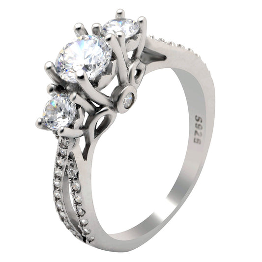 HeidiEngagementRingSterlingSilver3StoneCzWomensGingerLyneCollection_Silver-1