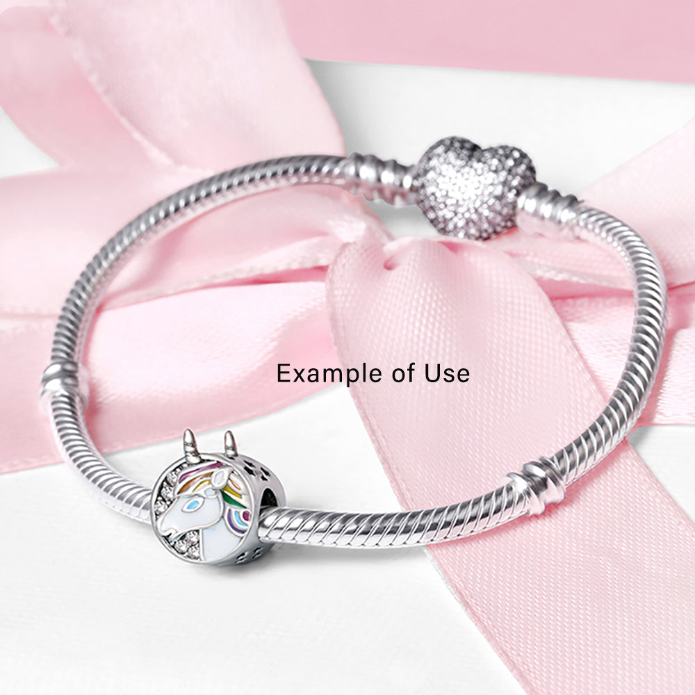 WhiteUnicornCharmEuropeanBeadCZSterlingSilverGingerLyneCollection_Silver-5