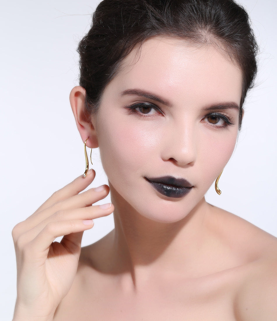 FishHookDropEarringsforWomenCubicZirconiaGingerLyneCollection_Gold-5