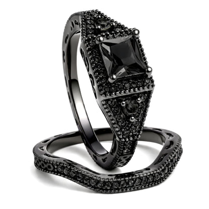 DanielleWeddingRingSetforWomenCZBlackEngagementGingerLyneCollection_Black-1