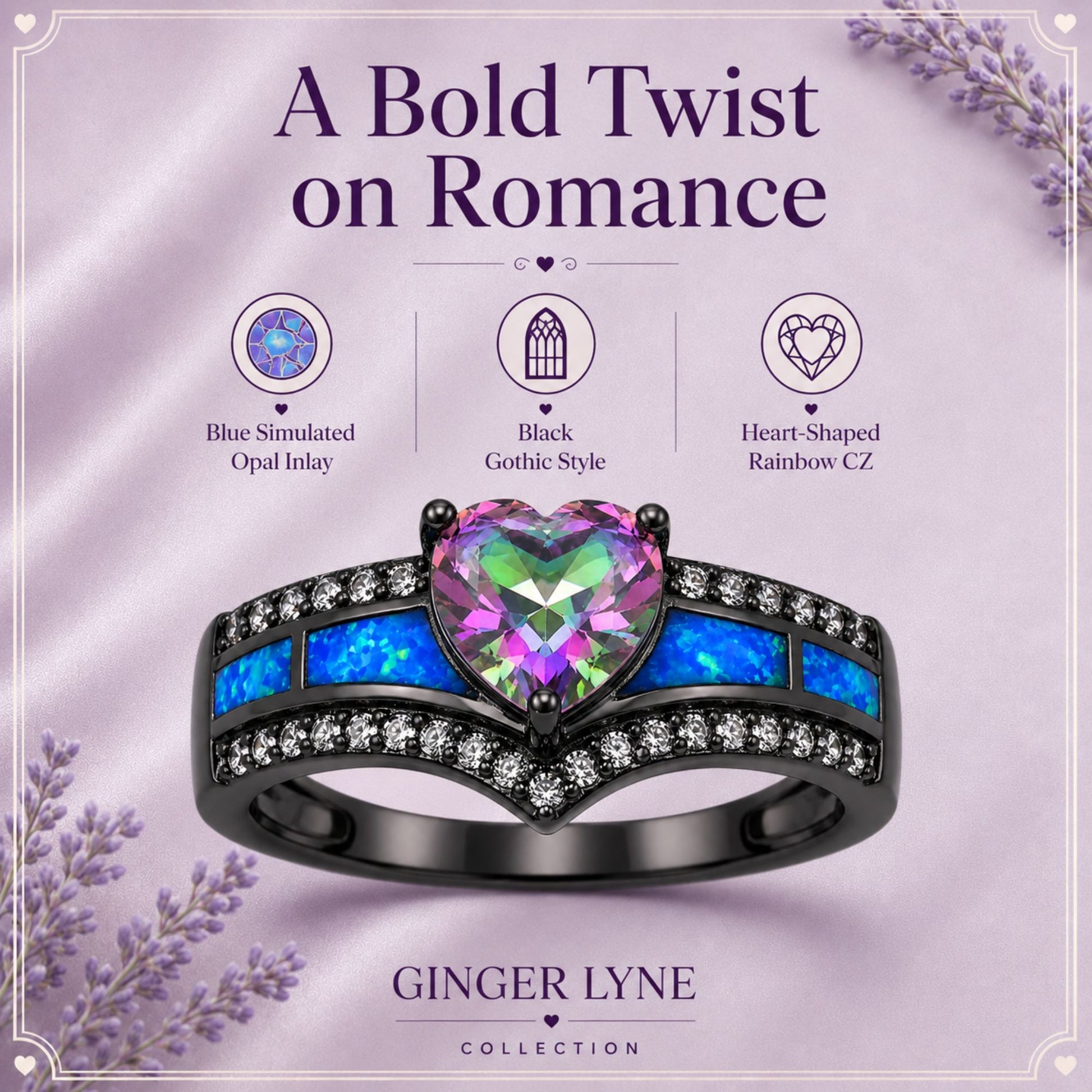 BlackEngagementRingforWomenMysticTopazCZHeartPromiseRingGiftforHerGingerLyne_PurpleMulti-5