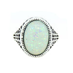 Load image into Gallery viewer, Chandler Womens Statement Ring Fire Opal Filigree Setting Ginger Lyne Collection - 10
