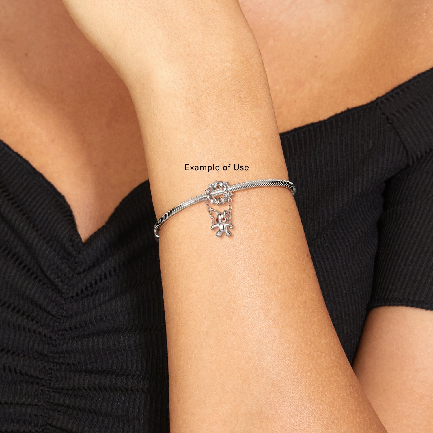 BunnyRabbitCharmEuropeanBeadCZSterlingSilverGingerLyneCollection_Silver-2