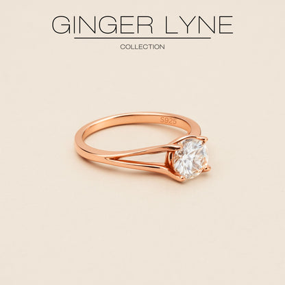 ArielEngagementRingCubicZirconiaWomenSterlingSilverGingerLyneCollection_RoseGold-3