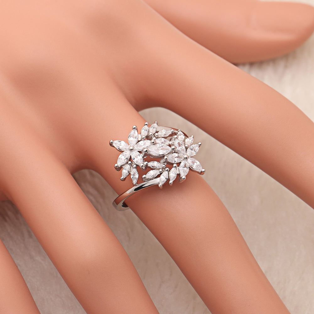 ShaiLynnEngagementRingMarquiseFlowerSilverCzWomensGingerLyneCollection_Silver-5