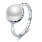 Load image into Gallery viewer, Pearl Statement Ring for Women Sterling Silver Ginger Lyne Collection - 6
