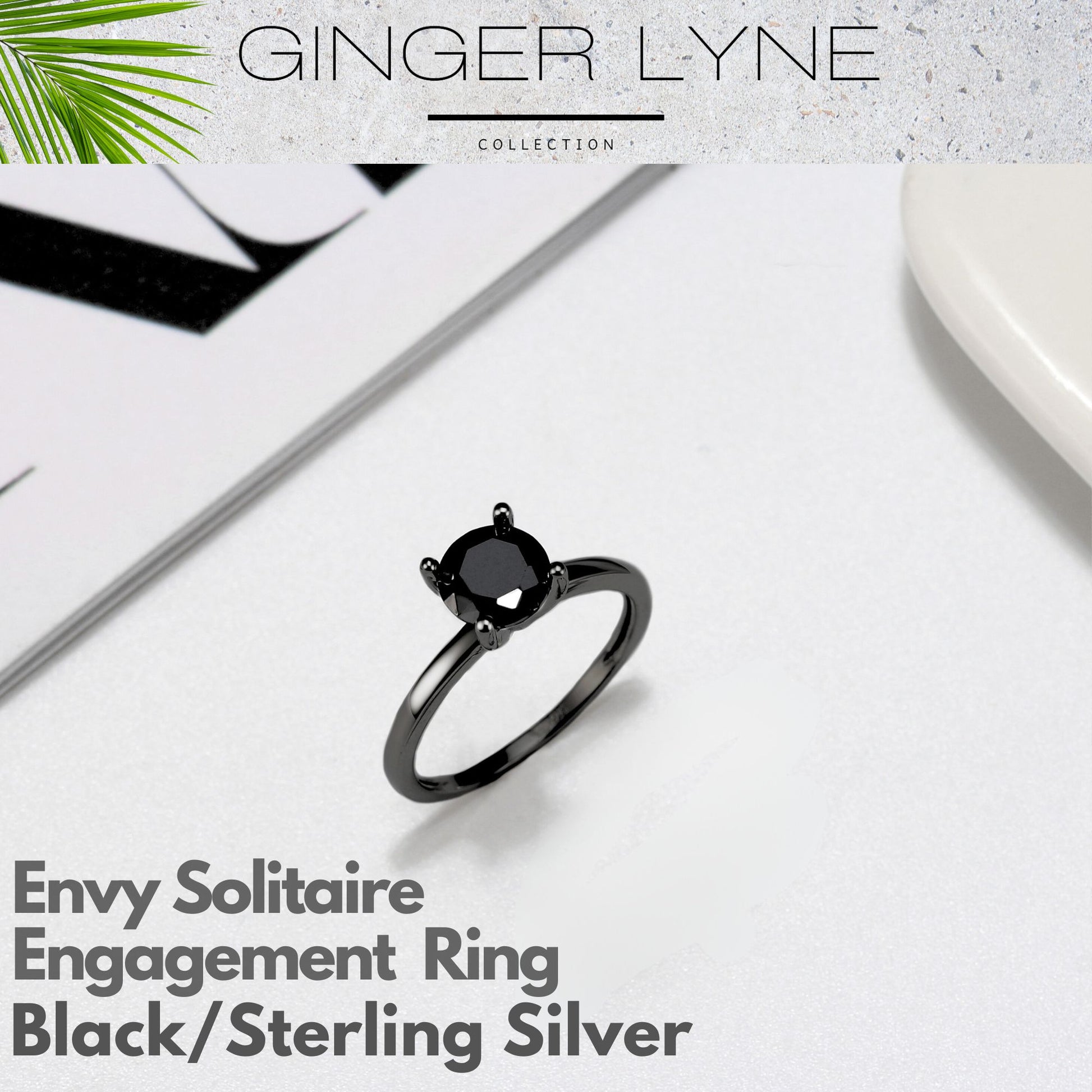 Solitaire1.50CtEngagementRingforWomenPromiseRingforHerCubicZirconiaSterlingSilverGingerLyne_Black-Blk-2