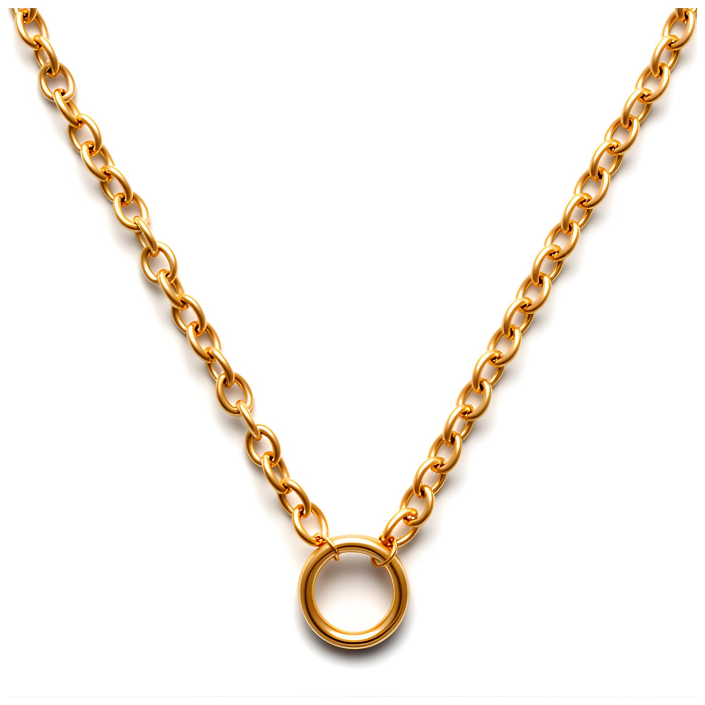 CarabinerCharmNecklaceforWomenOLinkChainRoundHolderStainlessSteelbyGingerLyne_Gold-1