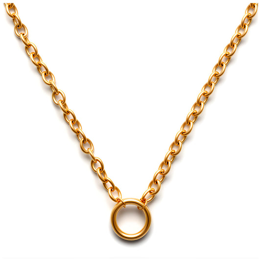 CarabinerCharmNecklaceforWomenOLinkChainRoundHolderStainlessSteelbyGingerLyne_Gold-1