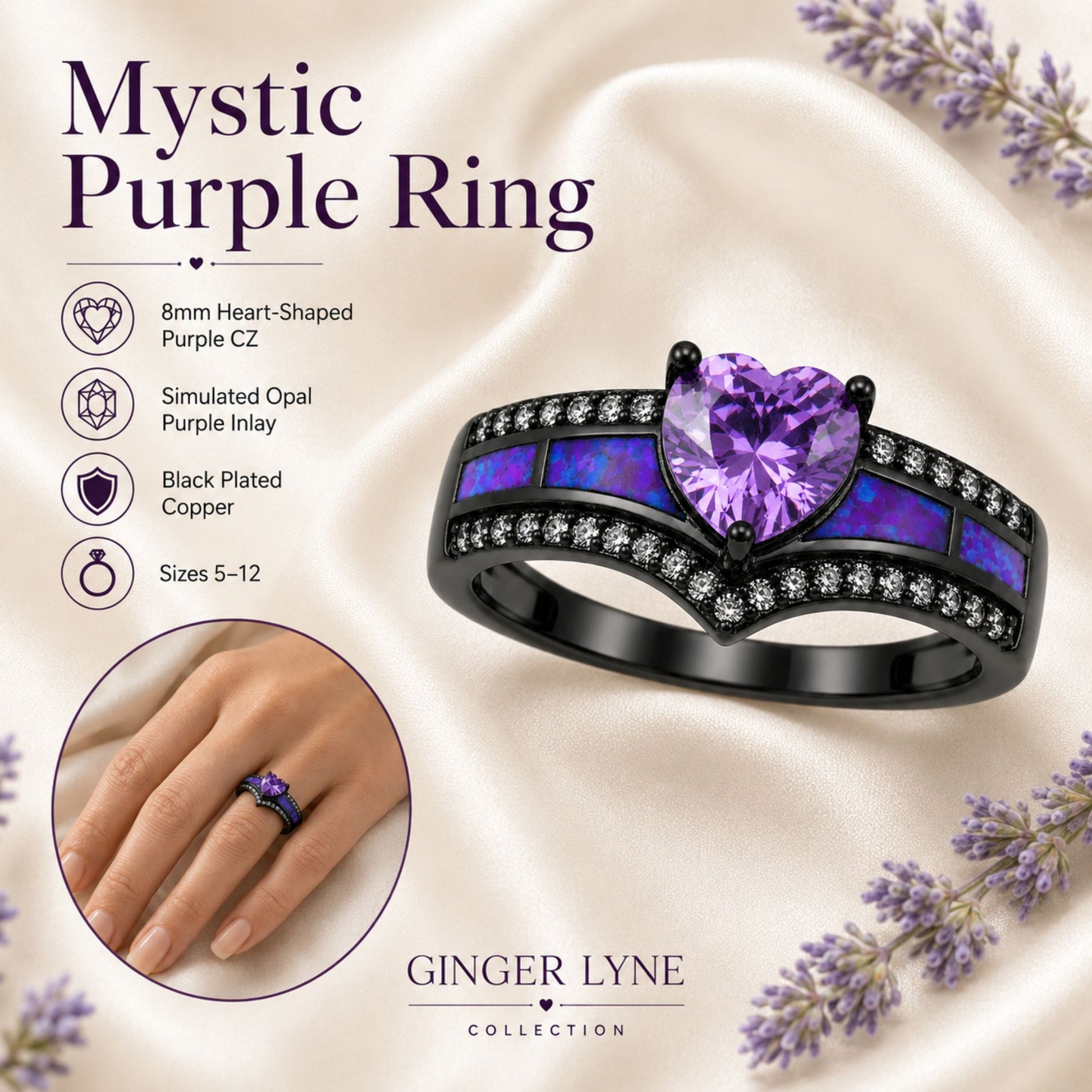 BlackEngagementRingforWomenMysticTopazCZHeartPromiseRingGiftforHerGingerLyne_Purple-3