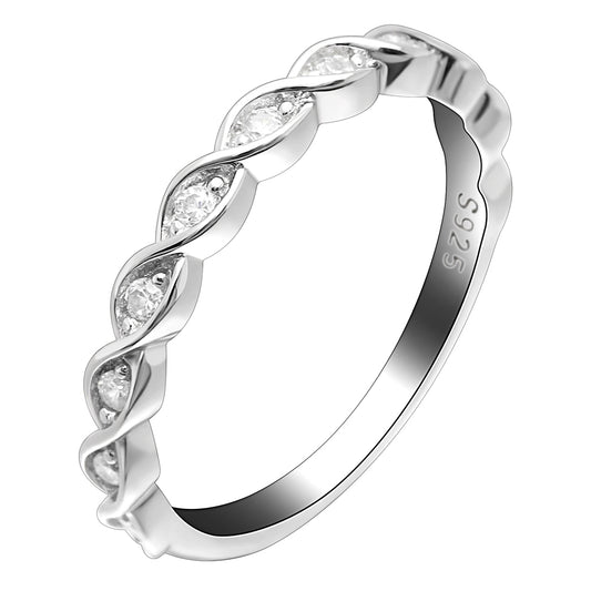 ShantiAnniversaryBandRingSterlingSilverTwistCzWomensGingerLyneCollection_Silver-1