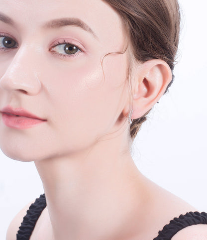 HexagonHoopEarringsforWomenSterlingSilverClearPaveCzGingerLyneCollection_Silver-5