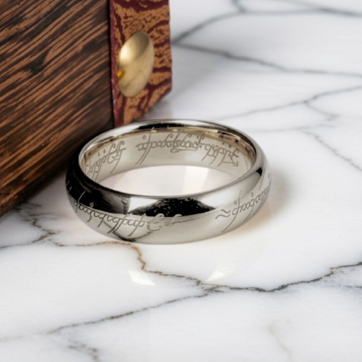GingerLyne6mmSilverToneTungstenWeddingBandforMenorWomenEngravedScriptComfortFitRing_6mmSilver-4