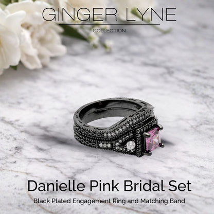 DanielleWeddingRingSetforWomenCZBlackEngagementGingerLyneCollection_Pink-3