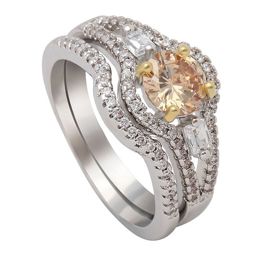 SashaWeddingRingSetforWomenChampagneCzEngagementMatchingBandGingerLyneCollection_Silver-1