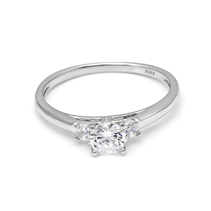 NinaEngagementRingWomensSterlingSilver3StoneCzGingerLyneCollection_-4